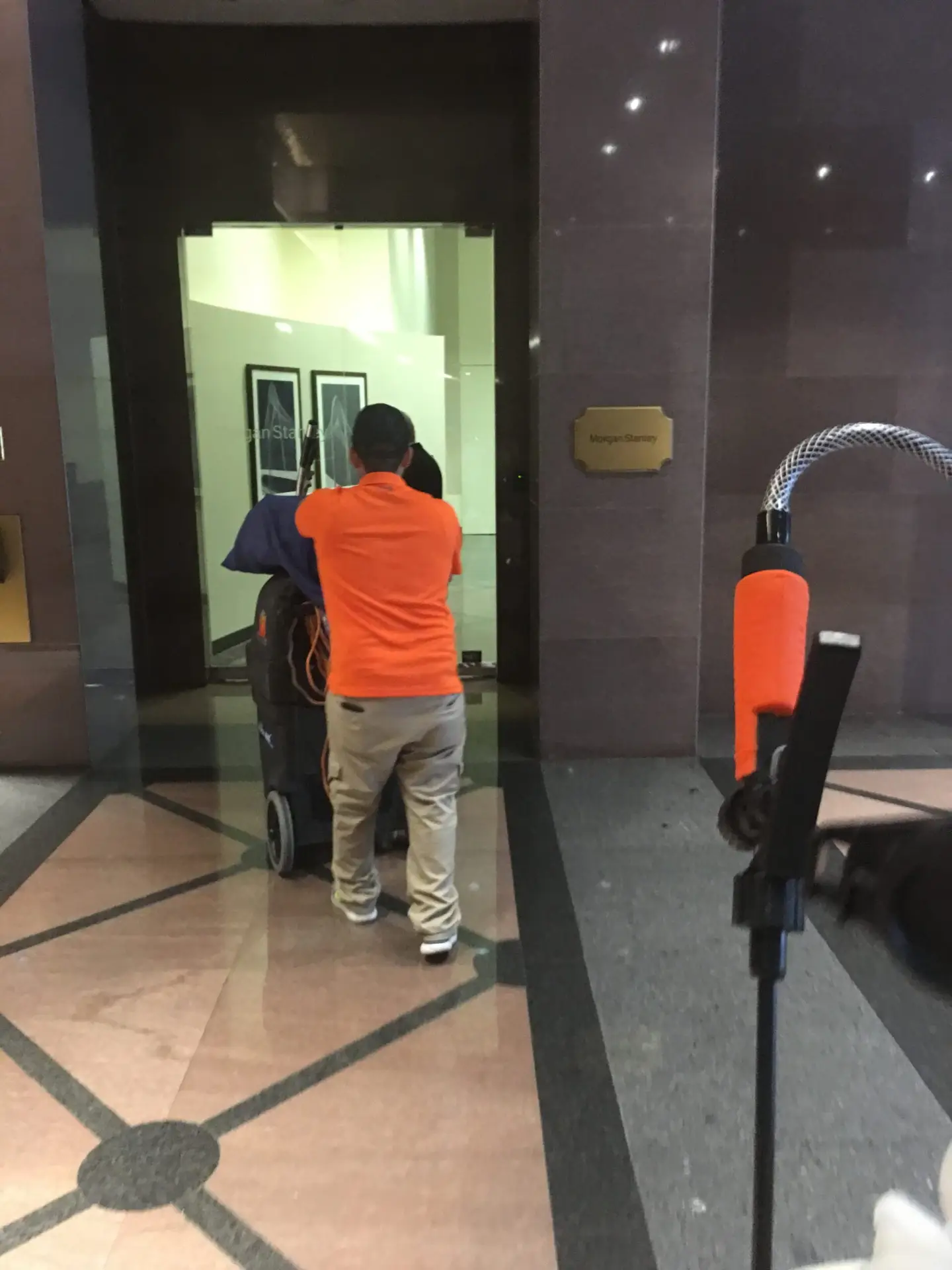 Portable hot water extraction equipment for Dallas high-rise commercial carpet cleaning