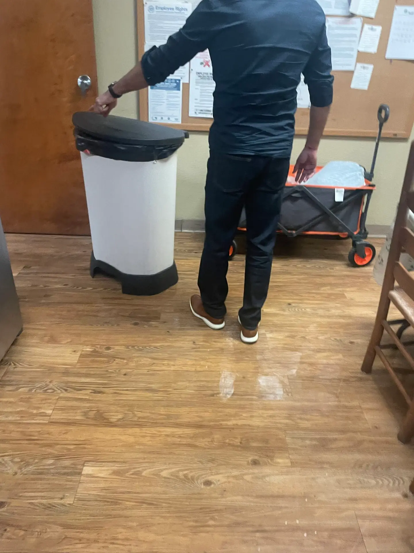 Standing water removal during Dallas water damage restoration